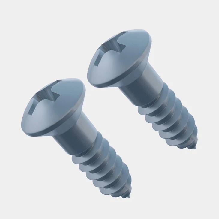 Black Oxide Oval Head Wood Screws