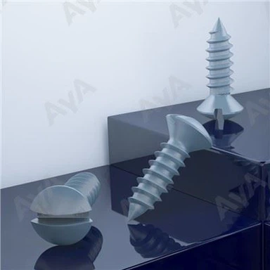 ઉભા માથા સ્લોટેડ ક્રોમ સ્ક્રૂ